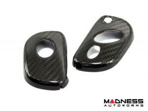 Maserati Granturismo Key Fob Cover - Carbon Fiber (2005 - 2017) - Blue Candy